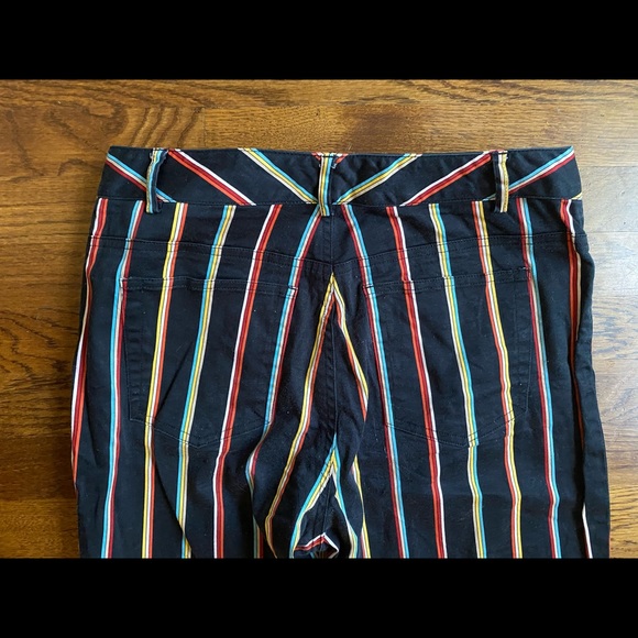 OPTIONS Garfield & Marks Rainbow Stripe Trousers - Picture 4 of 4